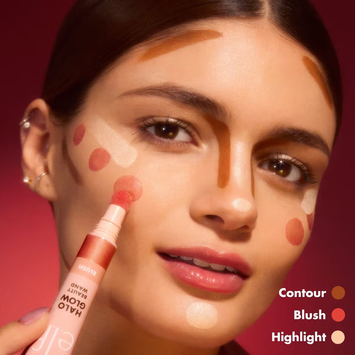 e.l.f Halo Glow Blush Beauty Wand - Rosé You Slay
