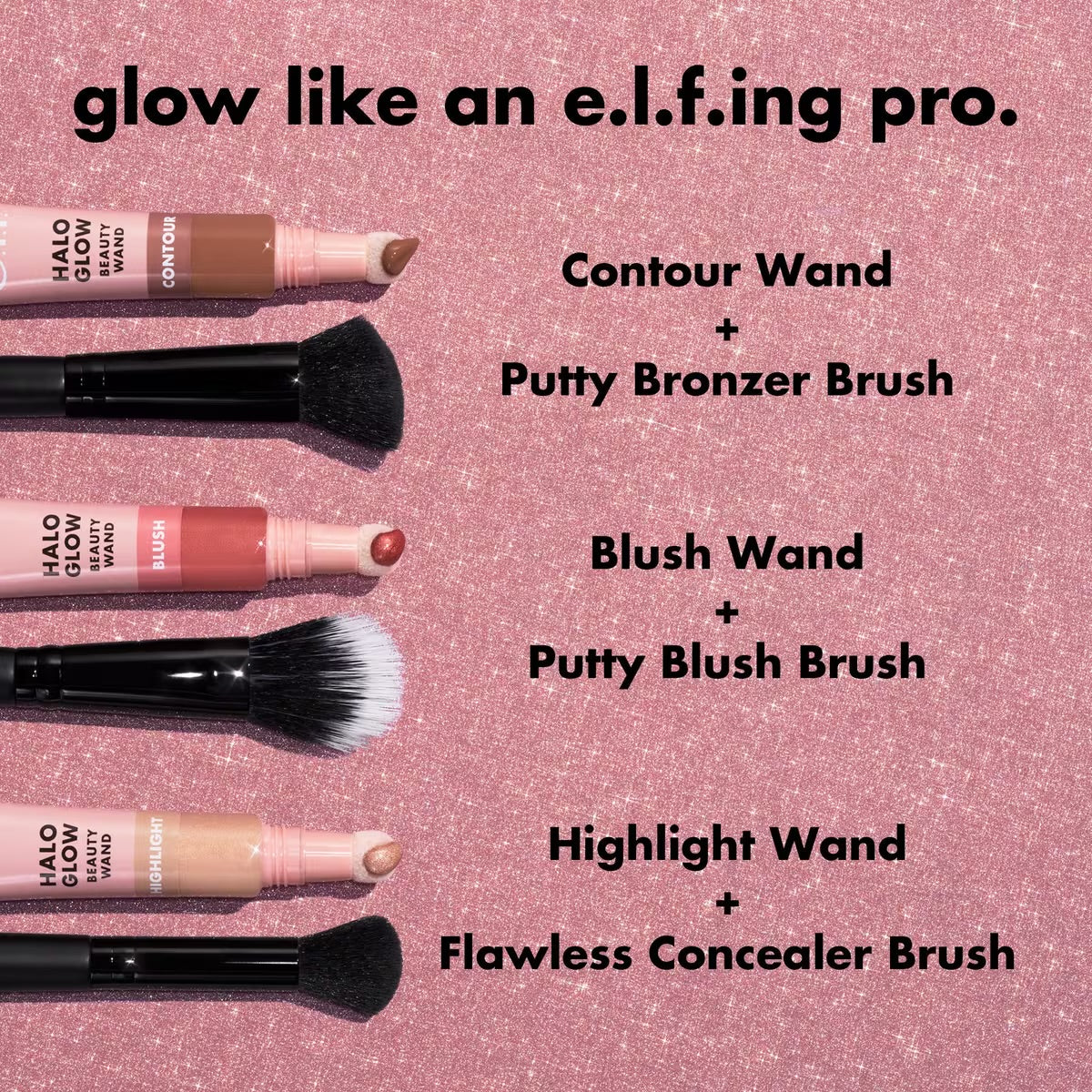 e.l.f Halo Glow Blush Beauty Wand - Rosé You Slay